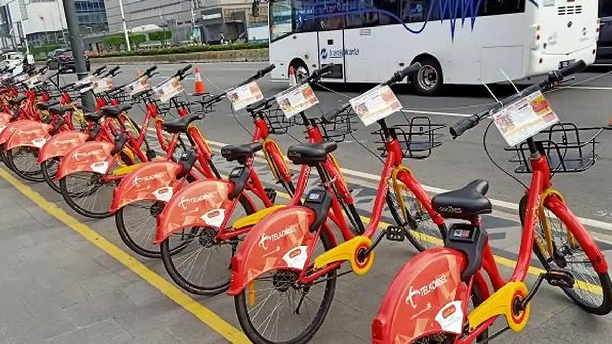 Cara Gunakan Sepeda di Stasiun MRT Bundaran HI, Unduh Dulu Aplikasi Gowes