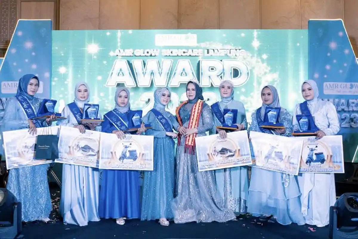 AMR Glow Award 2023 Lampung Sukses, Owner Dwi Harap AMR Glow Makin Buming