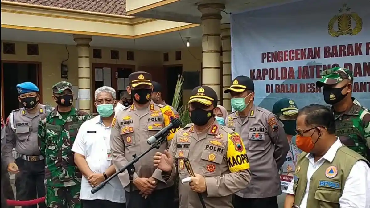 Gunung Merapi Siaga, Polres Klaten Siagakan 420 Personel : Tidak Ingin Ada Klaster Baru