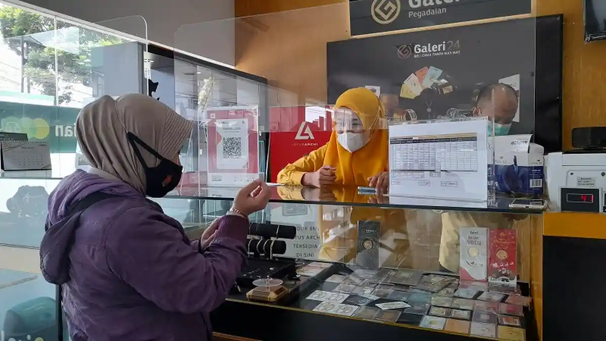 Daftar Harga Emas Antam hingga UBS di Galeri 24 Pegadaian Serang Hari Ini 12 Oktober 2021