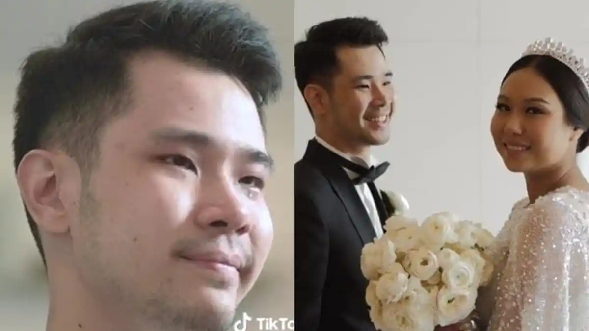 Momen Haru Jess No Limit Menangis Menikah dengan Sisca Kohl, Cerita di Balik Gaun 10 Kg