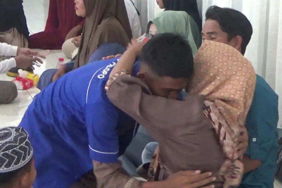 Penuh Haru!Napi Lapas Kelas IIA Palopo Lepas Rindu dengan Keluarga di Hari Ketiga Lebaran Idul Fitri