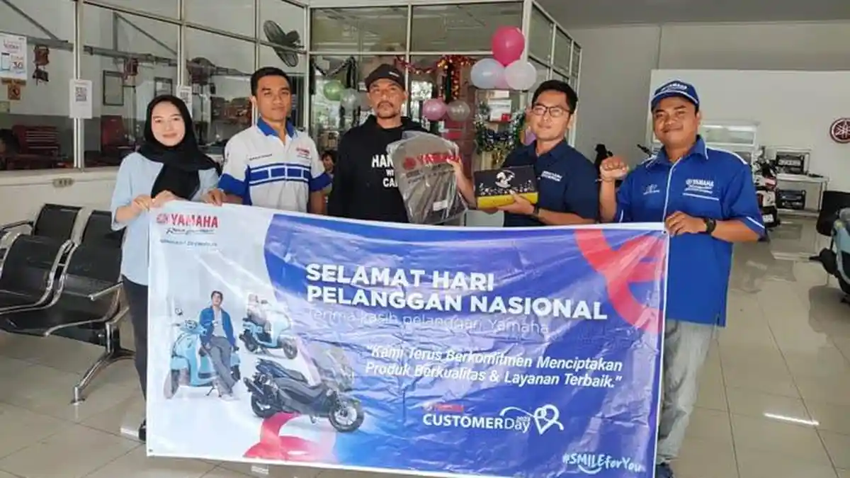 Pelanggan Yamaha di NTB Dapat Banyak Kejutan Pada Momen Customer Day 2023