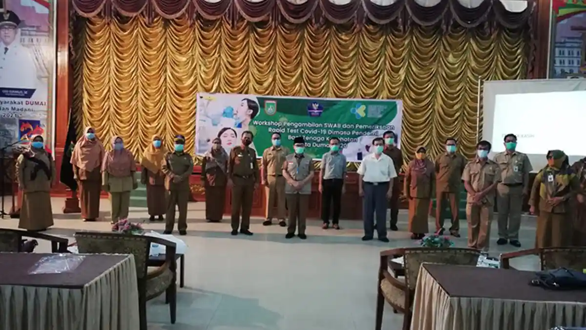 75 Tenaga Kesehatan Ikuti Workshop Pengambilan Swab dan Pemeriksaan Rapid Test Covid-19