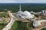 Melihat Kemegahan Masjid Negara IKN Nusantara, Berkubah “Surban” dan Menara 99 Meter 