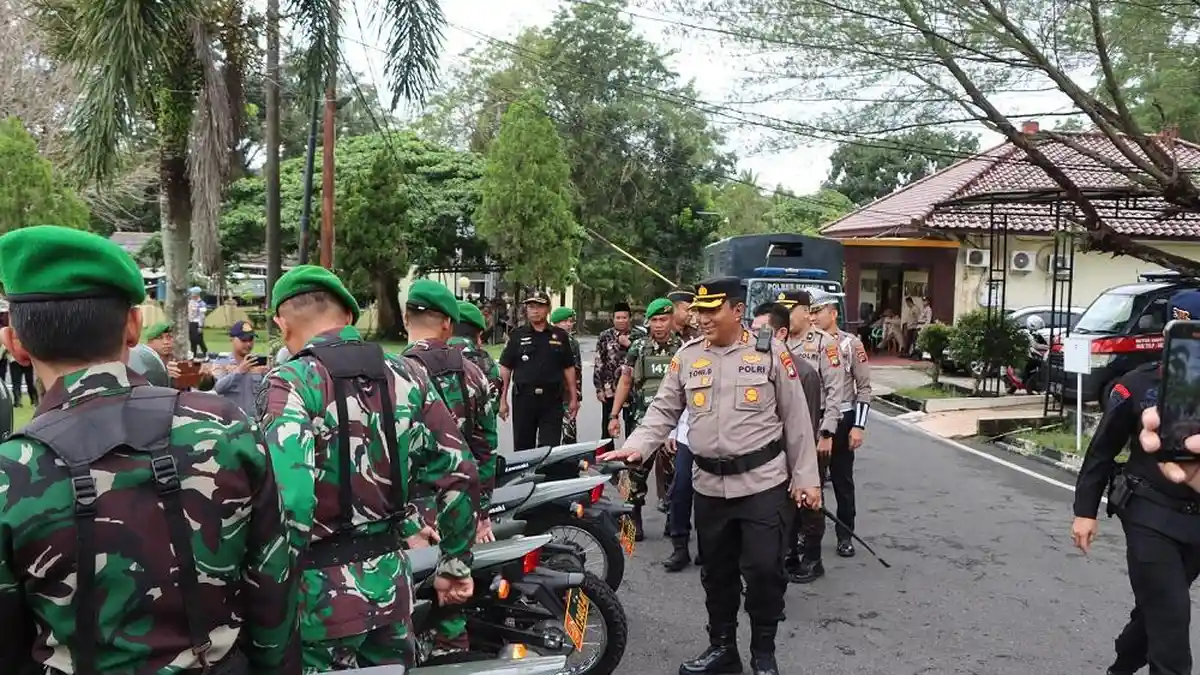 Kapolres Bangka Pimpin Apel Pasukan Operasi Ketupat Menumbing