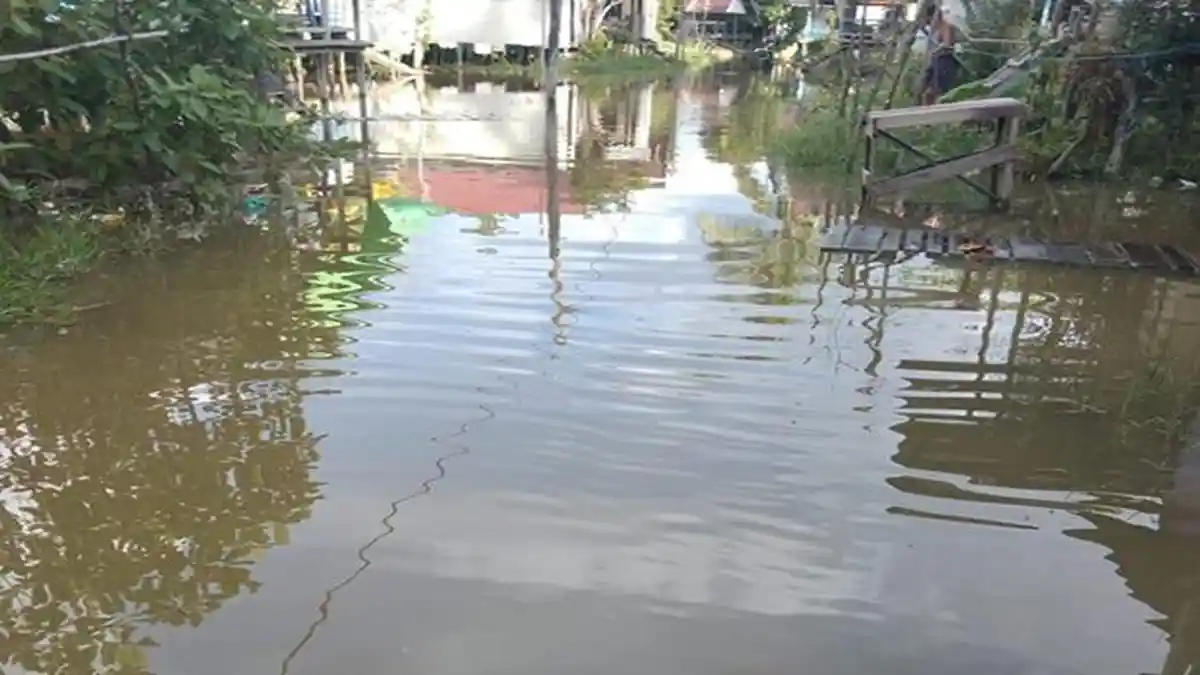 Banjir Melanda Desa Belatung Embaloh Hilir Kapuas Hulu 
