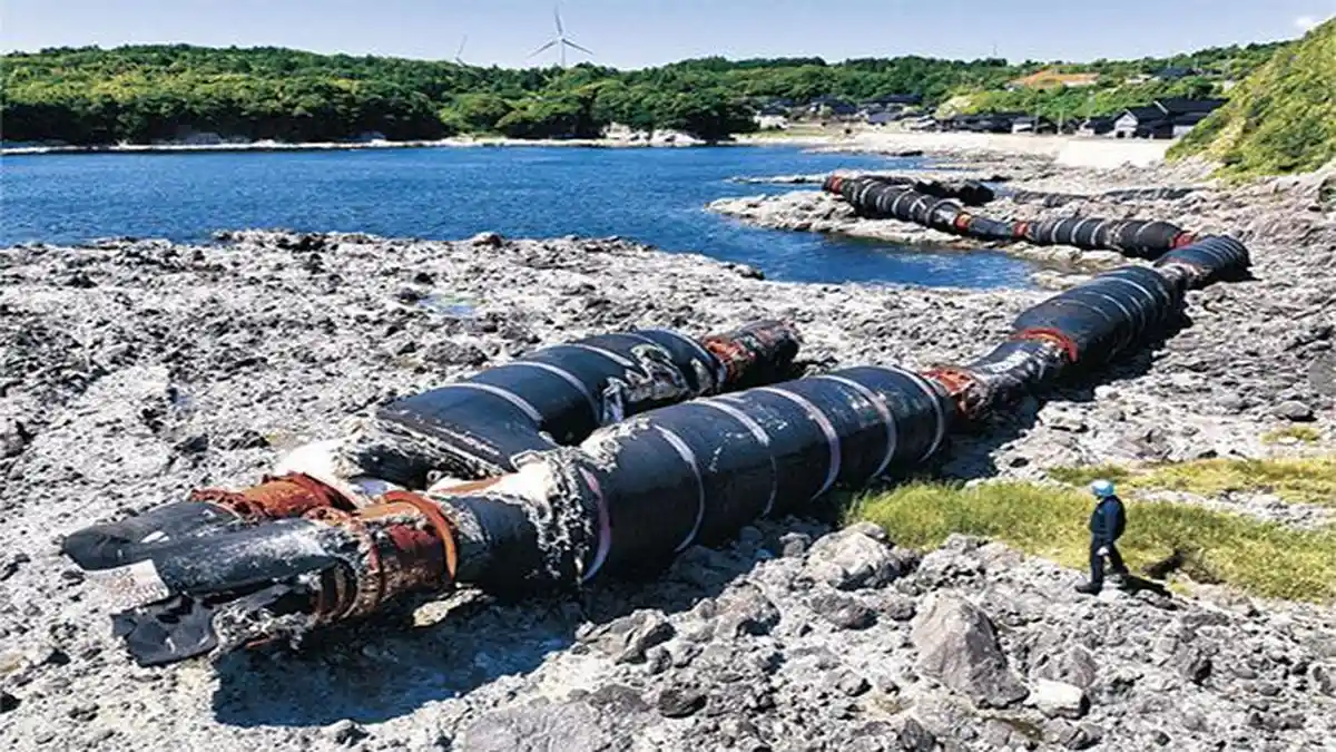 Pipa Raksasa Misterius dari China Terdampar di Pantai Jepang, Biaya ...