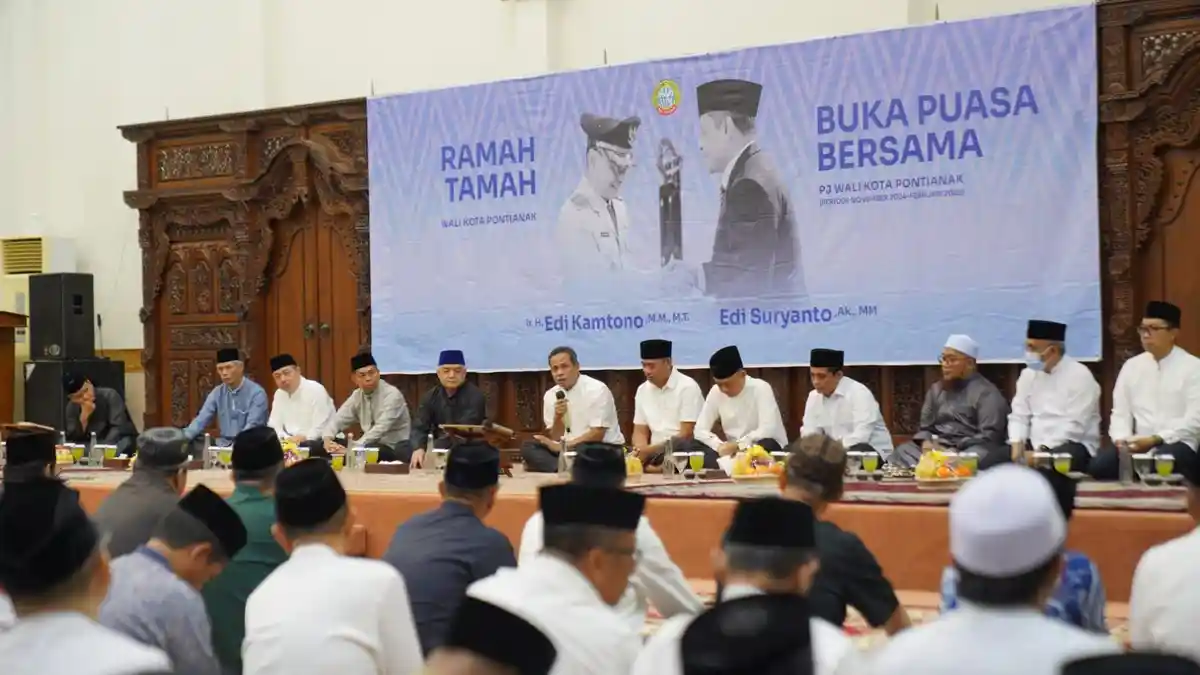 Hadiri Buka Bersama, Edi Suryanto: Saya Beruntung Bisa Bertugas di Pontianak