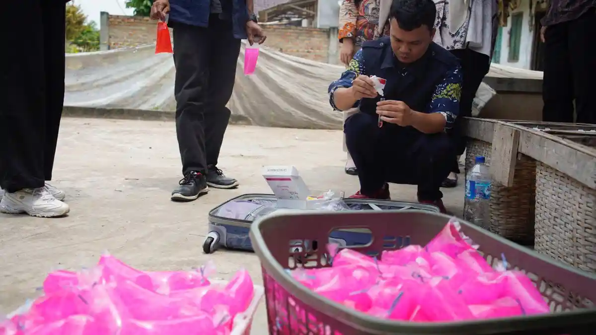 BPOM dan Pemkab OKU Timur Temukan 182 Bungkus Cendol Mengandung Rhodamin B