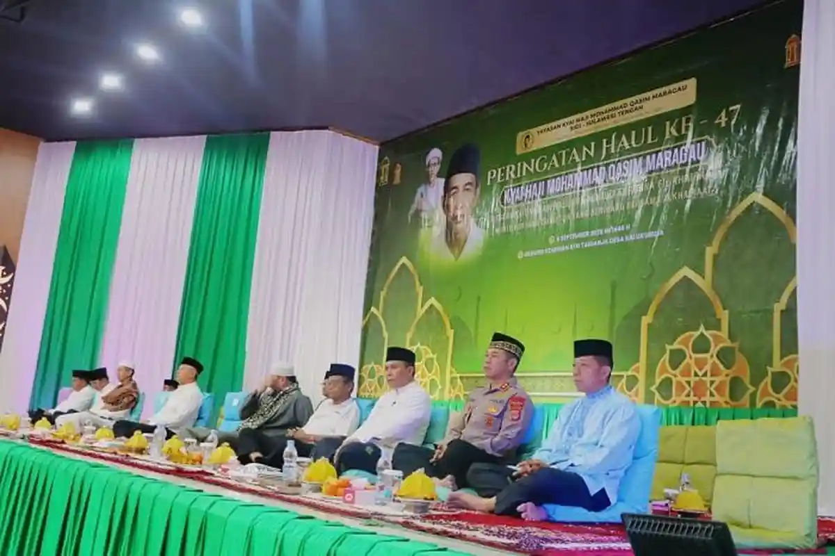 Haul KH Mohammad Qosim Maragau, Kapolres Sigi Suarakan Pesan Kebersamaan