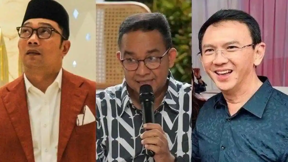 Kata Anies dan Ahok soal Ridwan Kamil Dijagokan Maju Pilkada Jakarta 2024