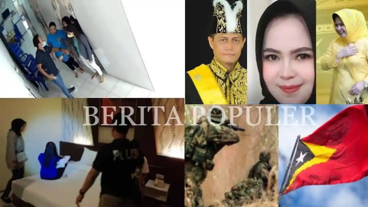 BERITA POPULER - Polisi Peras Terapis Pijat, Sosok Tanaya Istri Sultan Pontianak, Bantai Timor Leste