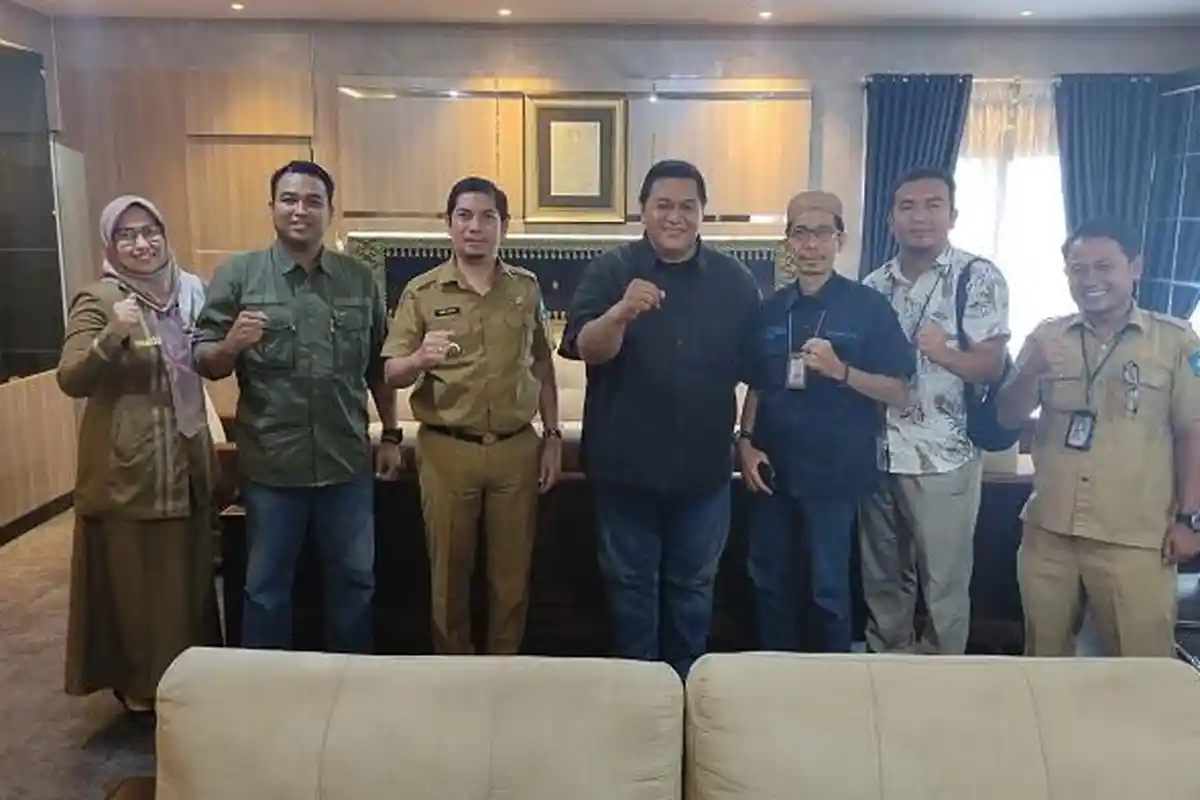 Tim Tribun Network Roadshow Relaunching TribunPadang.com ke Sawahlunto, Audiensi Walikota Deri Asta