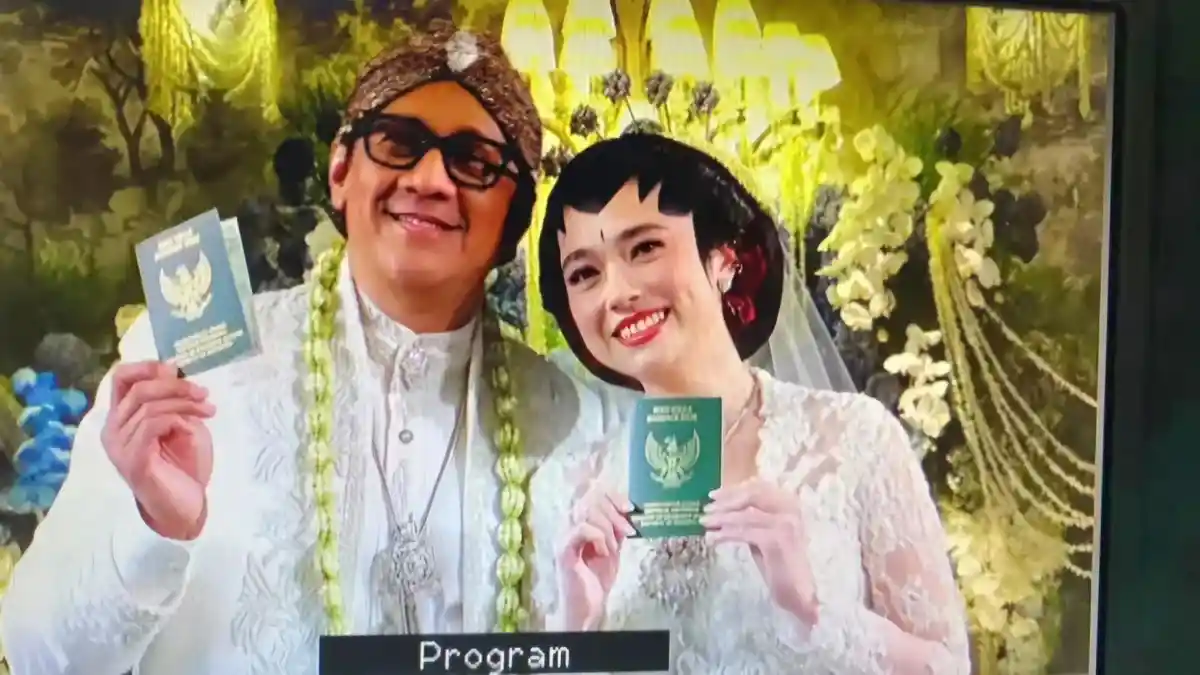 Sah! Andre Taulany dan Amanda Rigby Resmi Jadi Suami Istri