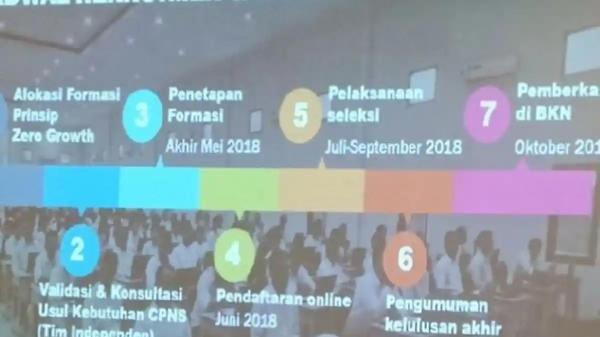 KemenPAN RB Resmi Rilis Jadwal Rekrutmen dan Seleksi CPNS 2018, Simak Ya!