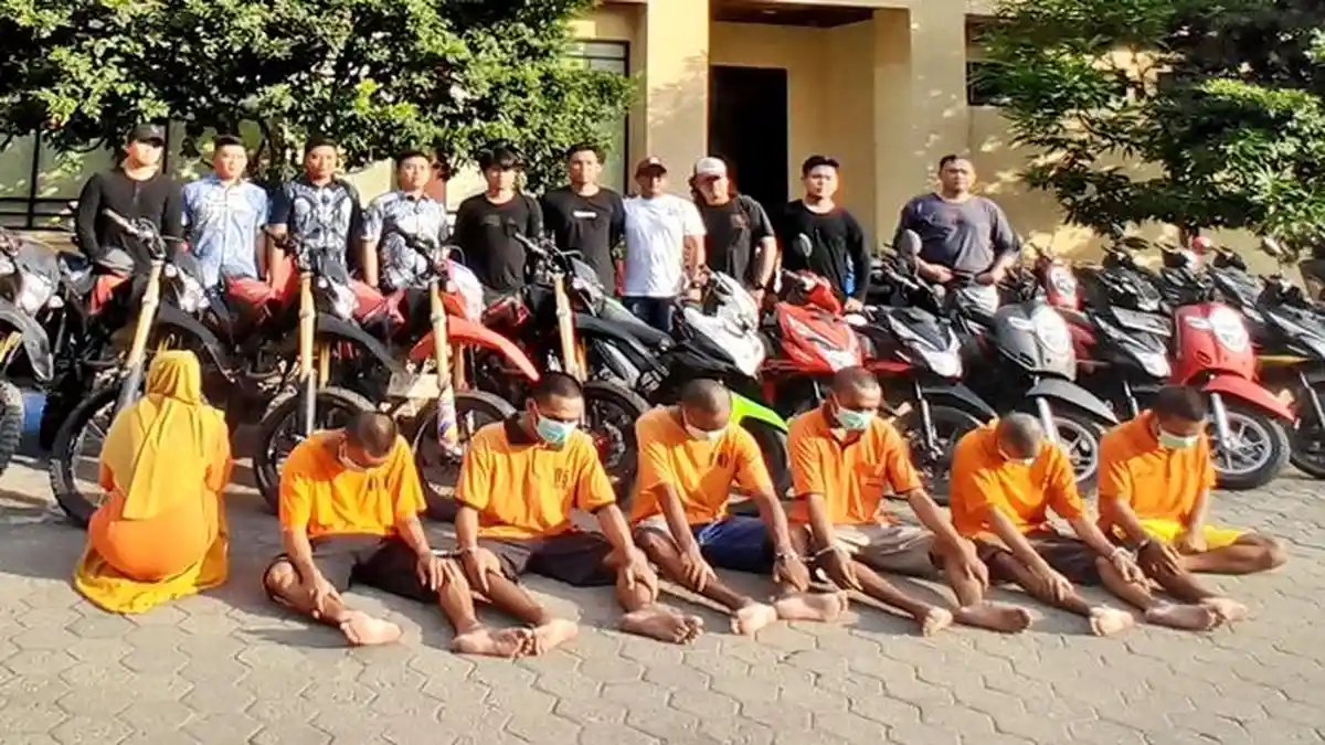 Sindikat Curanmor di Kukar, Jual Murah Sepeda Motor ke Perkebunan Sawit