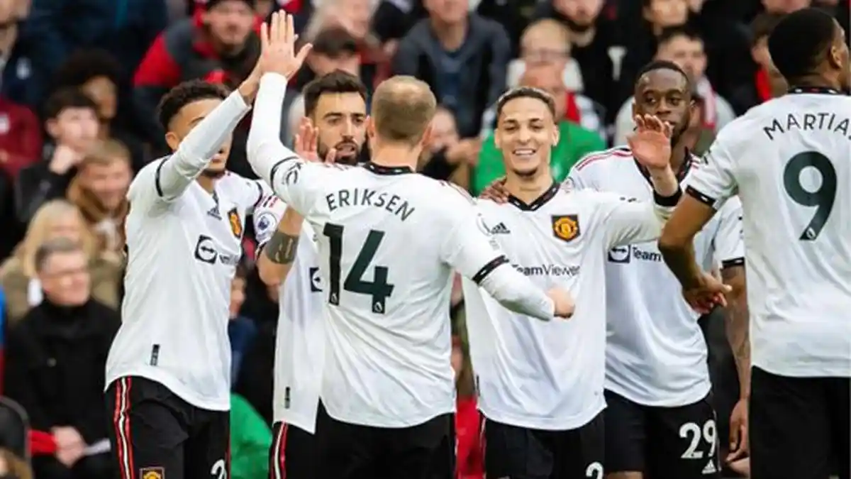 Hasil Liga Inggris - Tekuk Nottingham Forest 0-2, Man United Gusur Newcastle