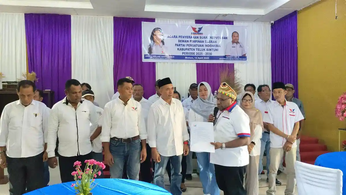 Perindo Rombak Struktur DPD Teluk Bintuni, Berikut Daftarnya