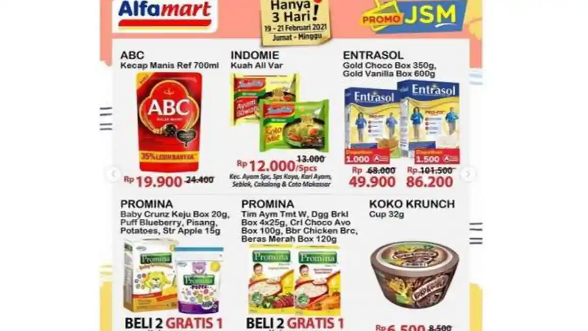 UPDATE Promo JSM Alfamart Banjir Diskon Jumat Sabtu Minggu Hanya 3 Hari