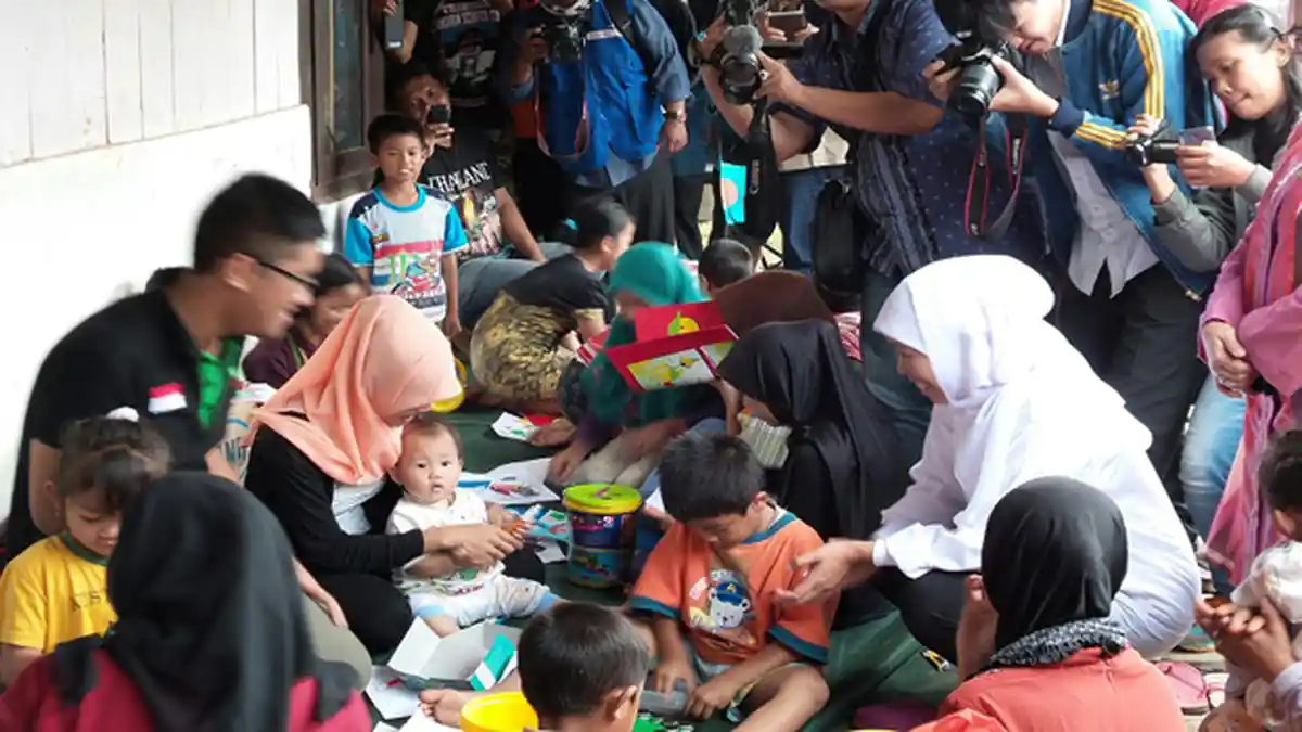 Selamat dari Longsor, Anak Fatimah Diberi Nama Guntur Jokowi
