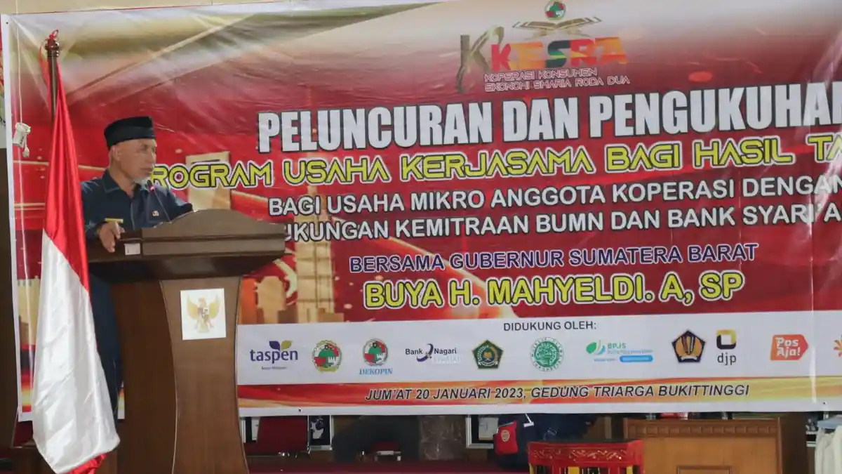 Buya Mahyeldi Luncurkan Program Kokesra, Atasi Masalah Permodalan UMKM Sumbar