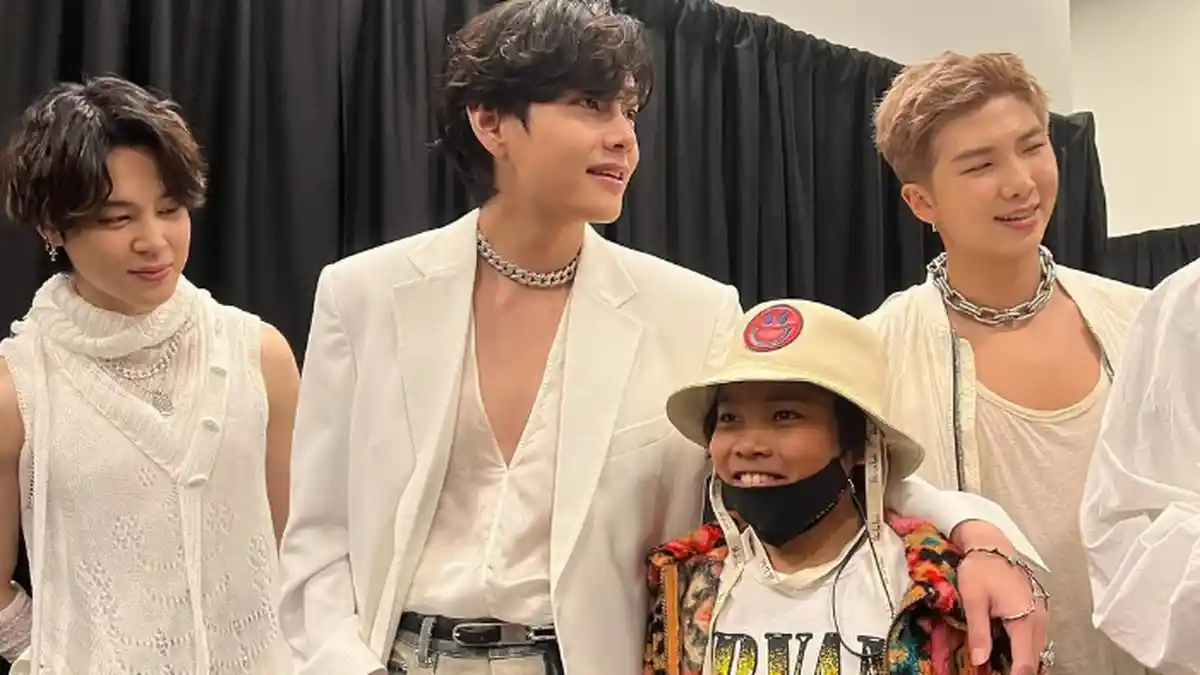 Sempat Ngambek, Putra Anderson Paak Semringah Akhirnya Ketemu BTS, ARMY Iri: Andai Bapakku Anderson