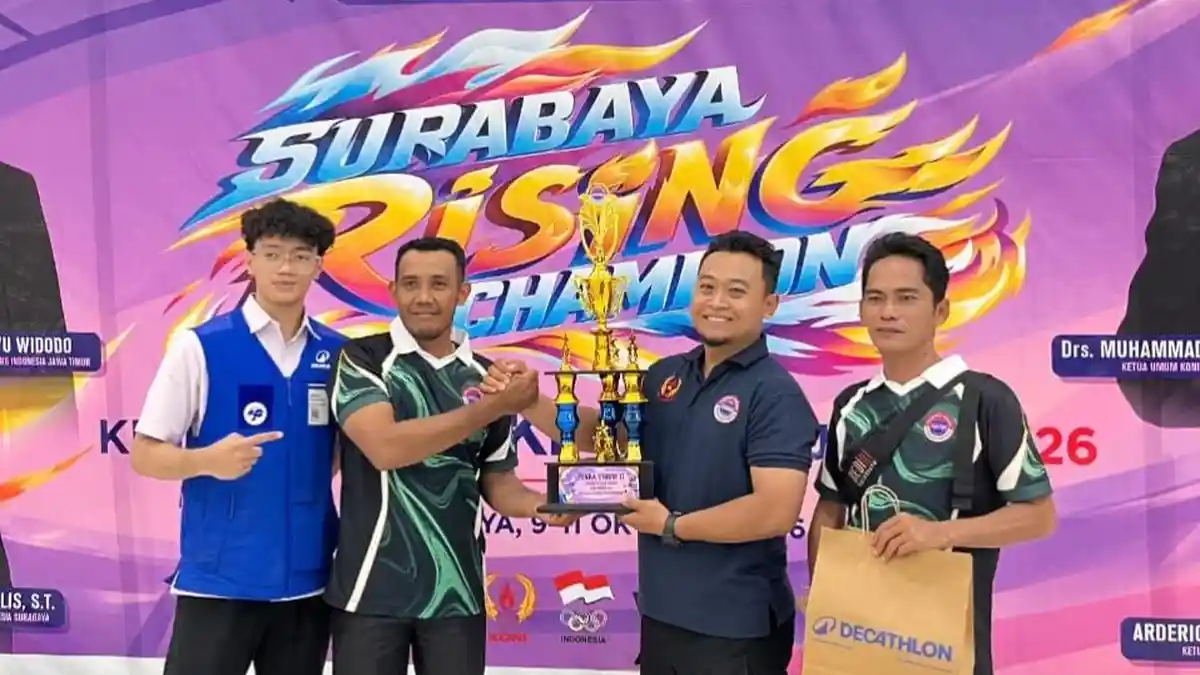 Raih 66 Medali di Kejurprov Kickboxing Jatim 2026, Kabupaten Kediri Juara Umum II