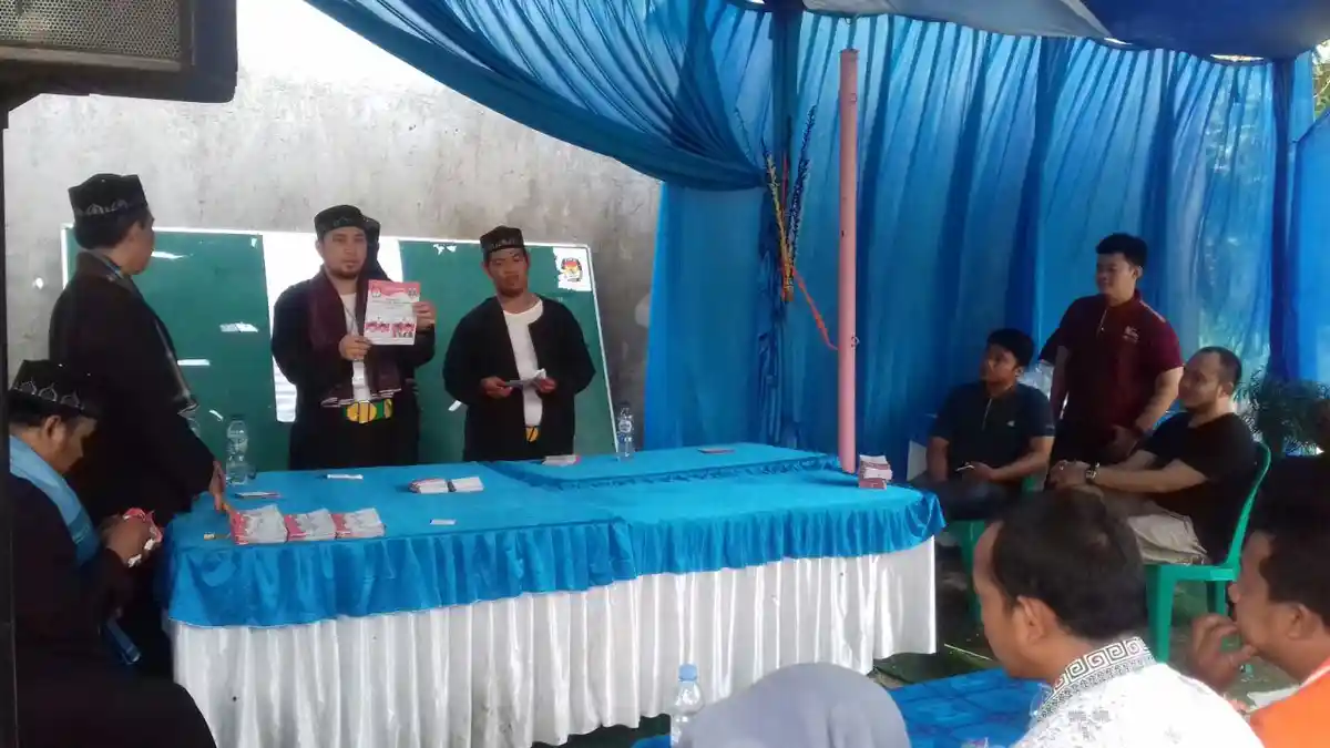 Wahidin Halim Unggul Telak di TPS Pencoblosannya