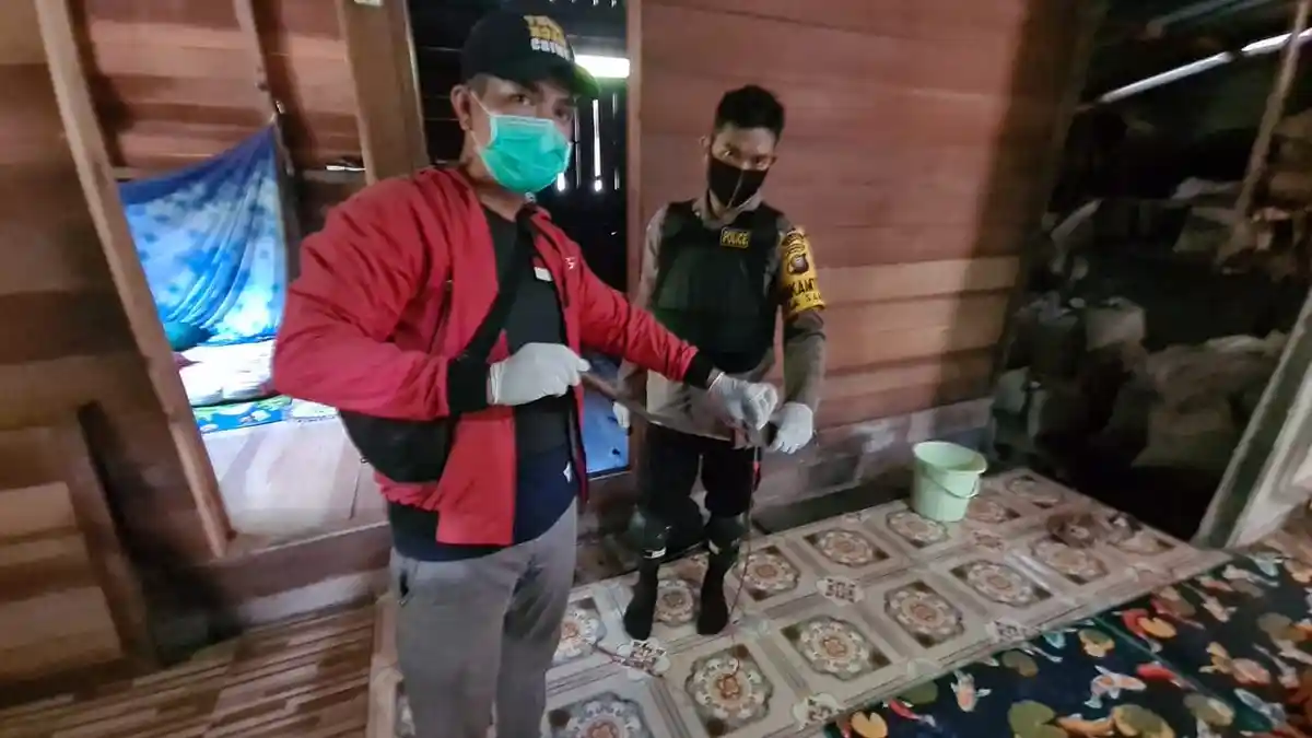 Bacok Tetangga hingga Meninggal Dunia, ODGJ di Bonti Kabupaten Sanggau Diamankan Polisi