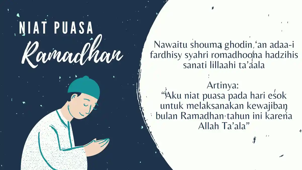 Bacaan Niat Puasa Ramadhan, Doa Sahur dan Buka Puasa Lengkap Tulisan Arab, Latin dan Artinya