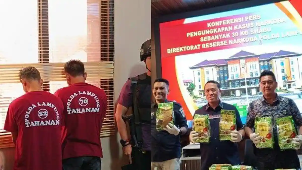 2 Kurir Bawa Sabu 30 Kg dari Medan ke Tangerang, Diduga Pesanan Napi dan Diupah Rp 12 Juta