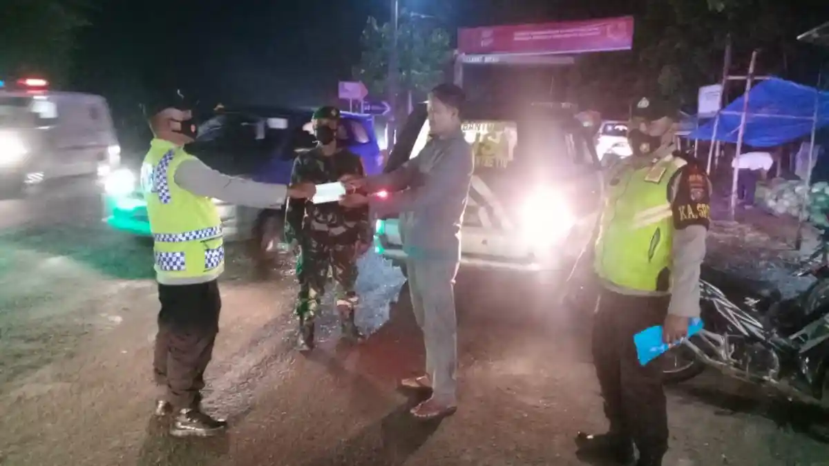 Polsek Dolok Merawan Gelar Ops Yustisi di Desa Gunung Para II