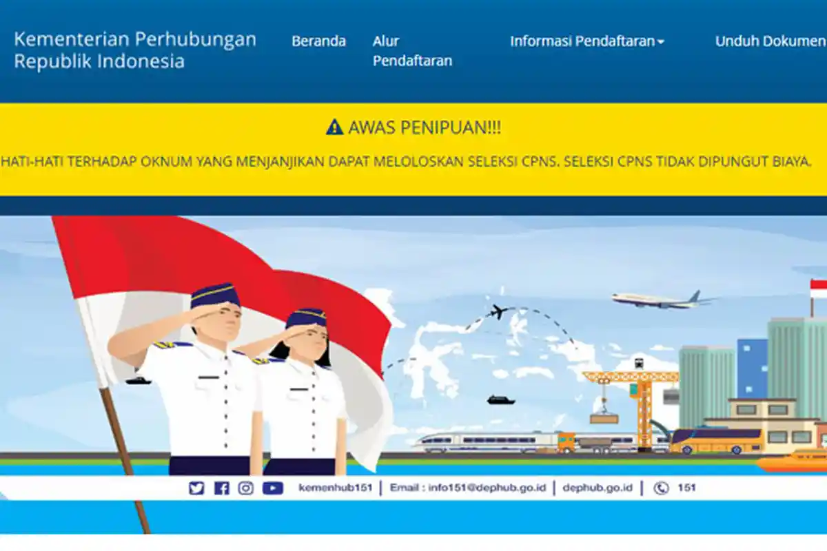 Kemenhub Sudah Tutup Pendaftaran CPNS 2019, Simak Jadwal dan Tahapan Seleksi hingga Sistem Kelulusan