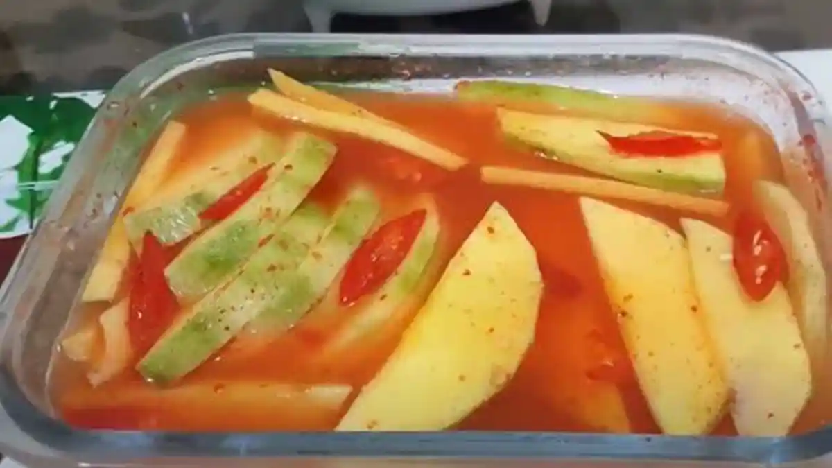 Resep Asinan Mangga, Asam Pedas Menyegarkan