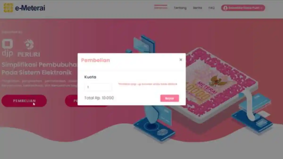 PENDAFTARAN CPNS 2023 Wajib Pakai e-Materai, Begini Cara Beli & Menggunakannya dengan Benar