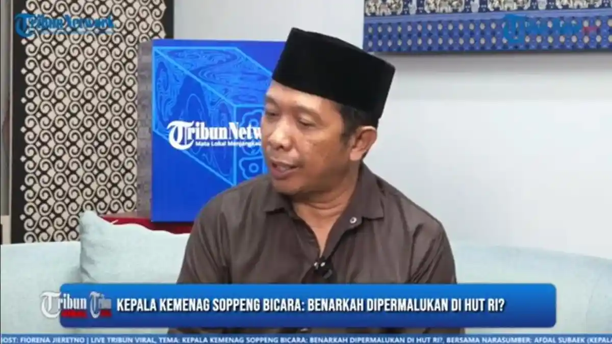 Kepala Kemenag Soppeng Singgung Panitia HUT RI dengan Adat Istiadat: Memaafkan Jauh Lebih Terhormat
