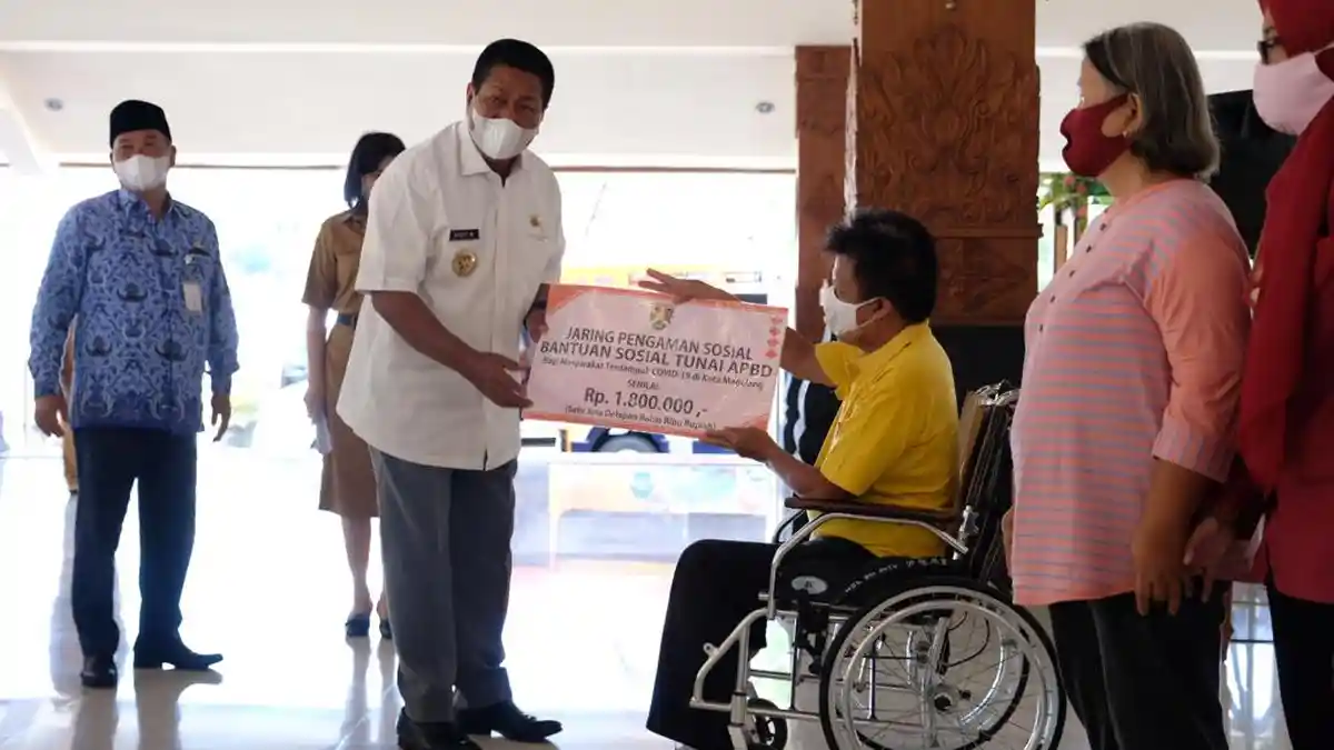 Sebanyak 1.965 KK Terima Jaring Pengaman Sosial Covid-19 dari Pemkot Magelang