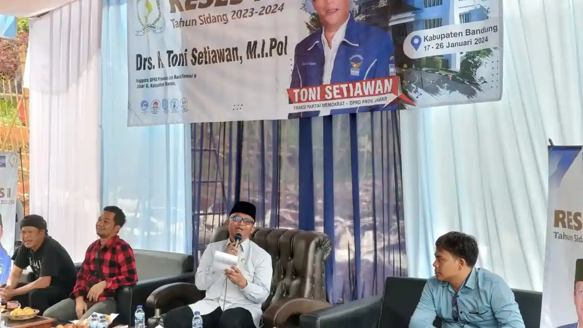 Anggota DPRD Jabar Toni Setiawan Mengaku, Kerap Mendapatkan Aspirasi Terkait Pendidikan Saat Reses