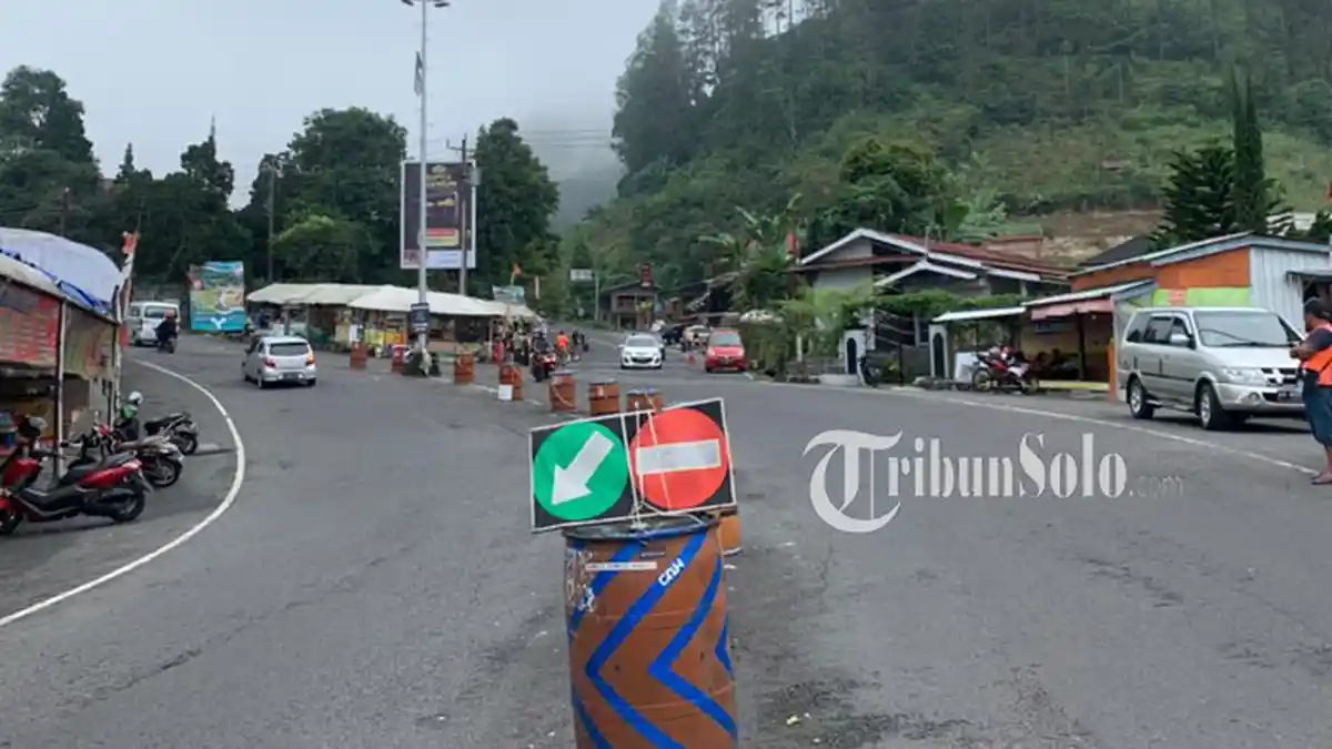 Kondisi Arus Lalu Lintas di Tawangmangu Karanganyar Hari Ini: Lengang, Masih Ada Wisatawan Luar Kota