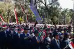 Lagu Heal The World dan Kibaran Bendera Merah Putih-Palestina Resmikan PKKMB Maba UB Malang