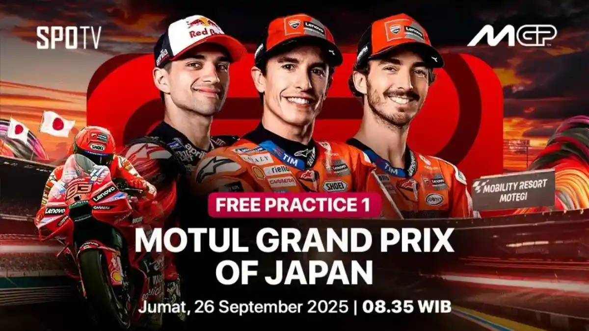 Jam Tayang dan Jadwal MotoGP Jepang 2025 Siaran Trans7-TV Online Siang ...