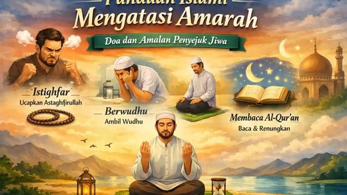 Islam Ajarkan Kendalikan Marah, Ini Doa dan Amalan agar Hati Tenang dan Tidak Dikuasai Setan
