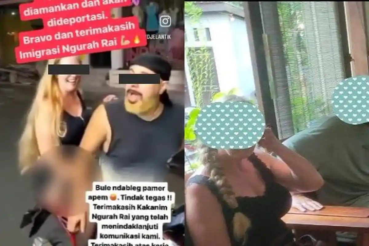 Viral Pamer Kemaluan, Pasangan WNA Denmark Kini Dibekuk Petugas Imigrasi Bali, Terancam Deportasi