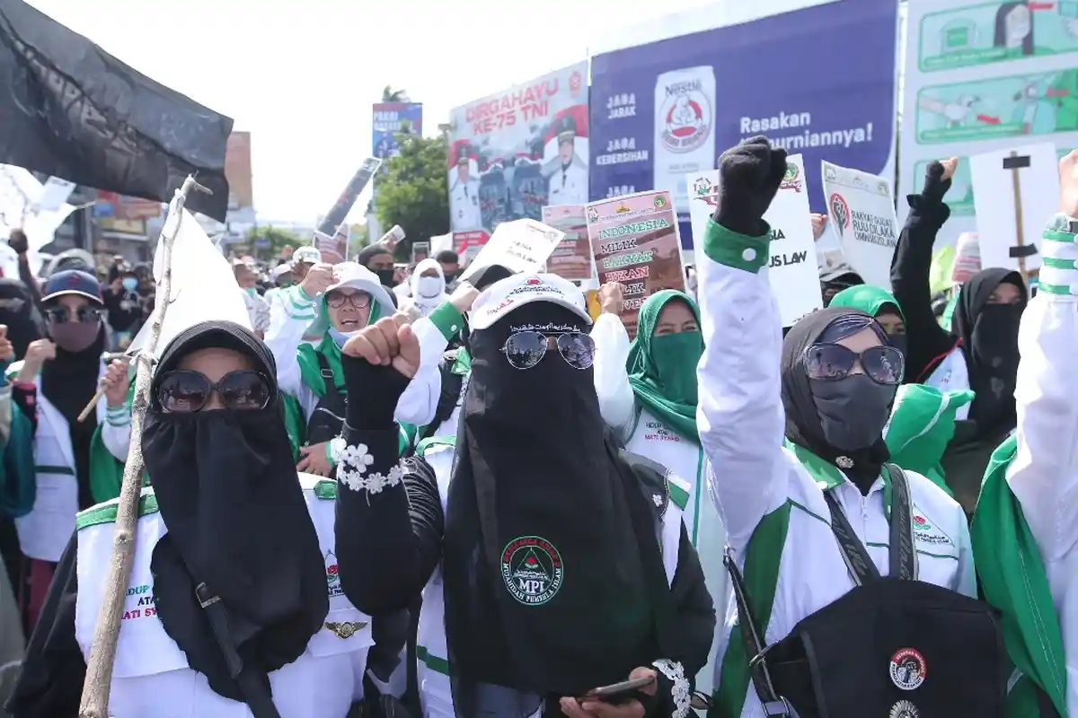 Alumni 212 Gelar Aksi di Bandar Lampung, Habib Umar Assegaf: Kami Tolak Omnibus Law Mutlak