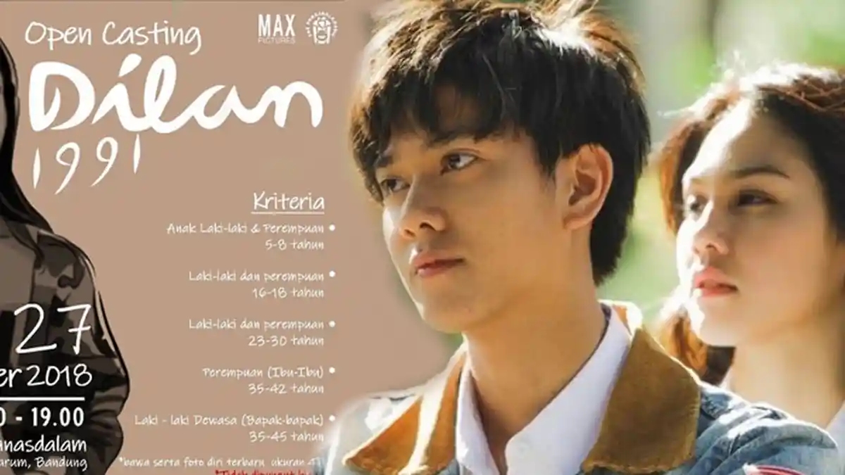 Film 'Dilan 1991' Segera Digarap, Open Casting 26-27 September 2018, Simak Persyaratannya