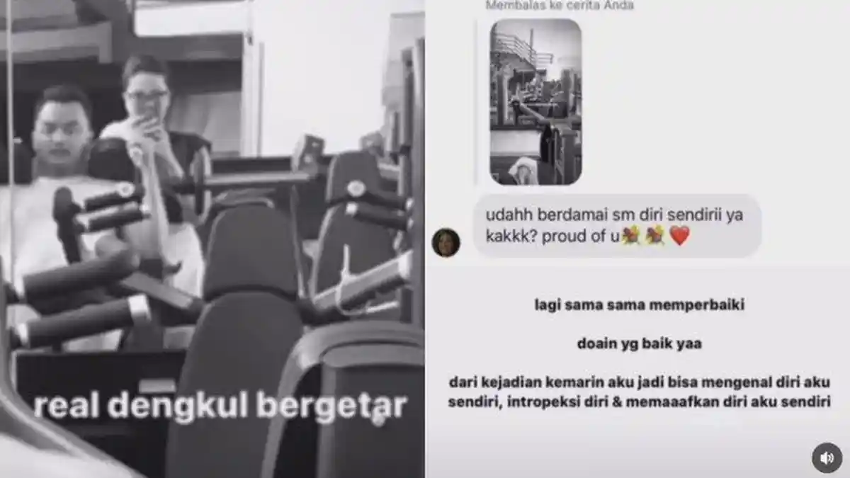 Hanum Mega Mendadak Pamer Ngegym bareng Herlambang, Isyaratkan Rujuk?