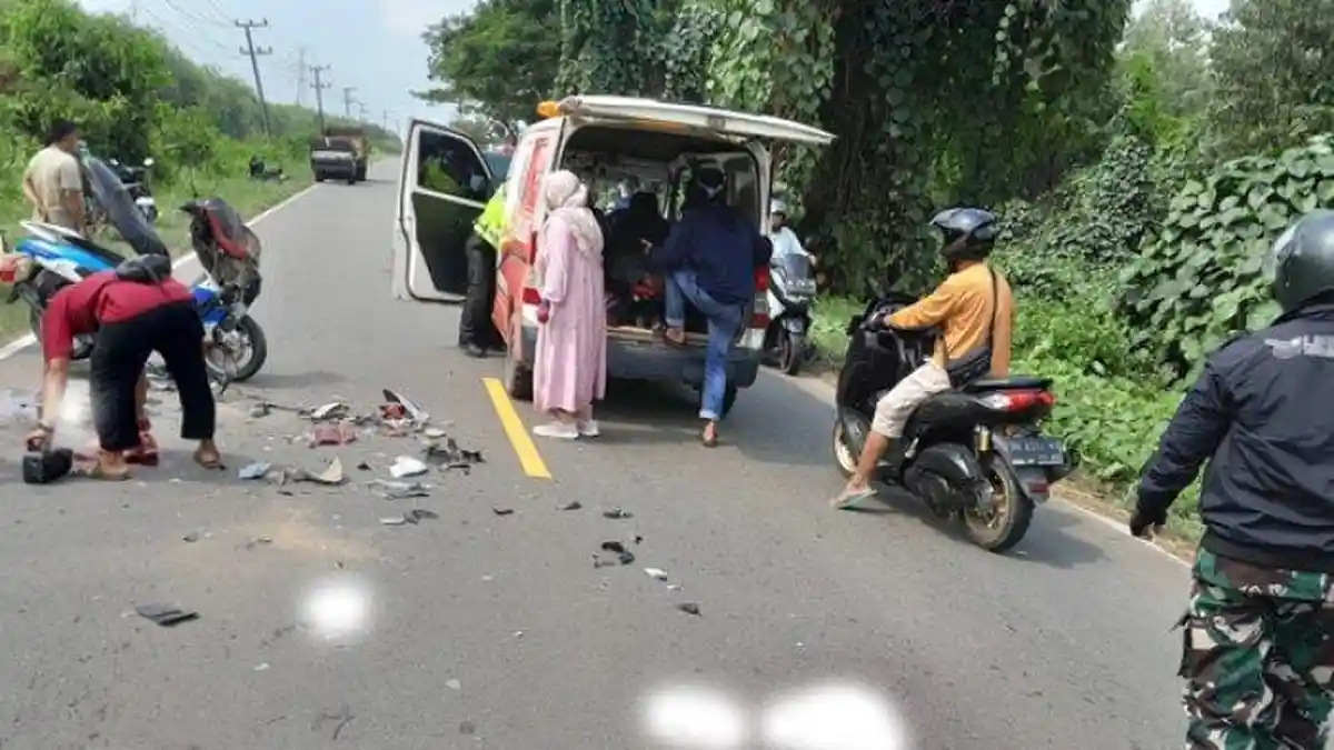 Kronologi Kecelakaan Maut, Adu Kambing Scoopy dan Nmax, 1 Orang Pengendara Motor Tewas