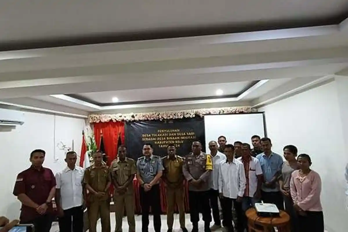 Imigrasi Atambua Tetapkan Desa Tulakadi dan Desa Sadi Jadi Desa Binaan