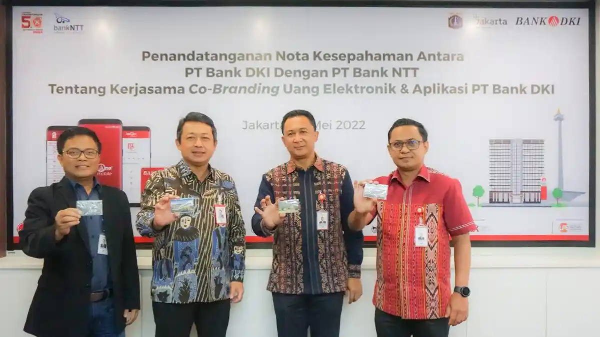 Bank DKI Teken MoU Pembayaran Digital dengan Bank NTT